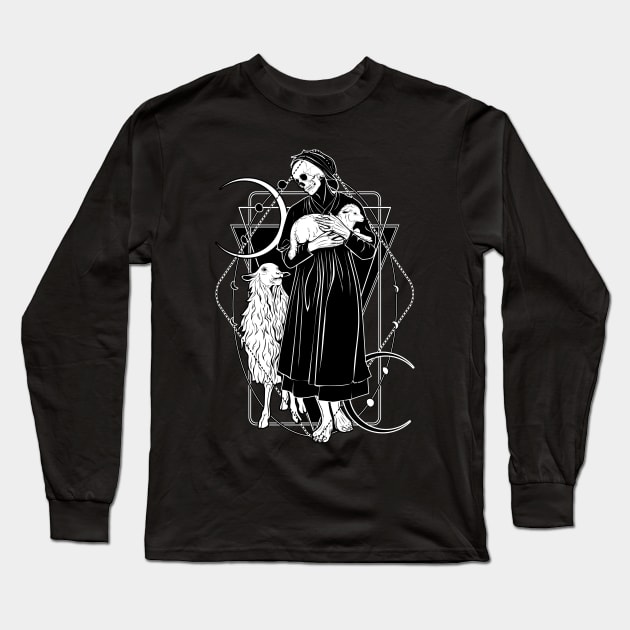 Angel of Death / The Grim Shepherdess Long Sleeve T-Shirt by Von Kowen